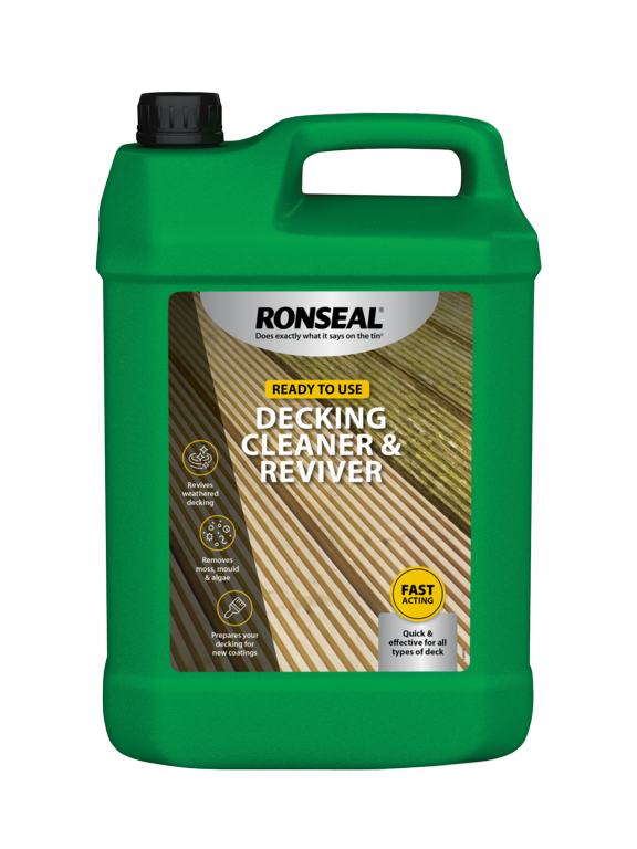 Ronseal Decking Cleaner & Reviver – Decking Paint