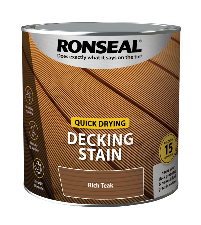 Ronseal Quick Drying Decking Stain 2.5L